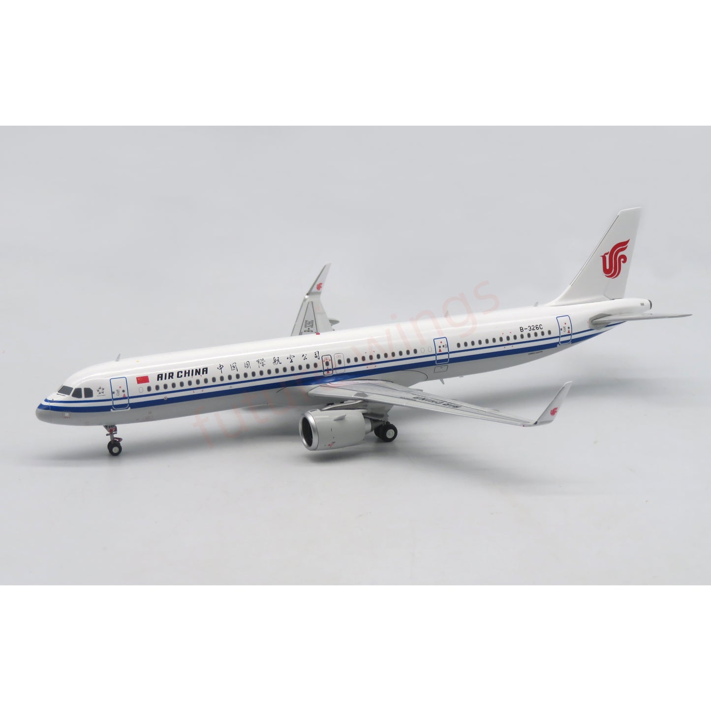 1:200 Apollo Air China A321  B-326C Aircraft Model With Stand