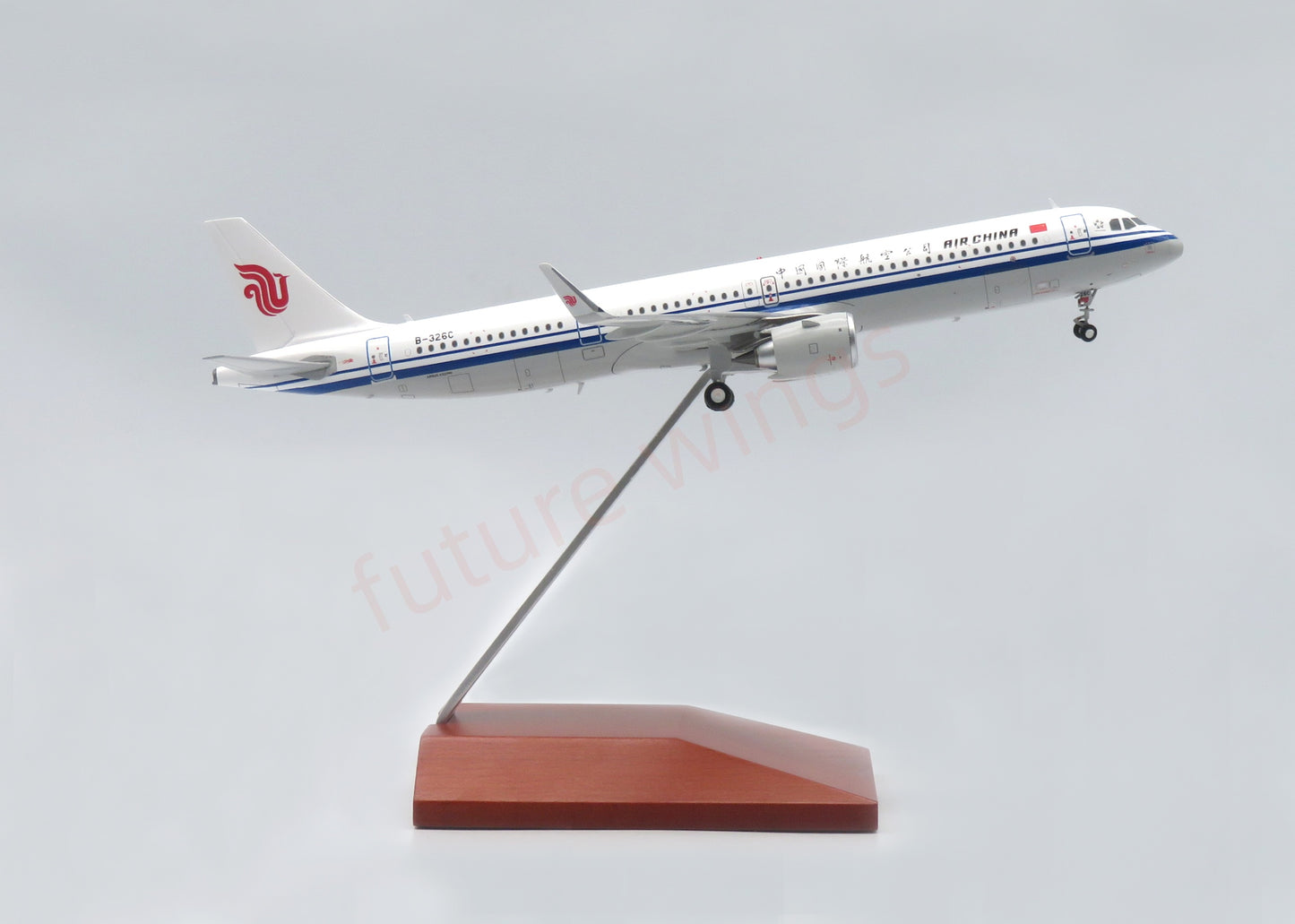 1:200 Apollo Air China A321  B-326C Aircraft Model With Stand