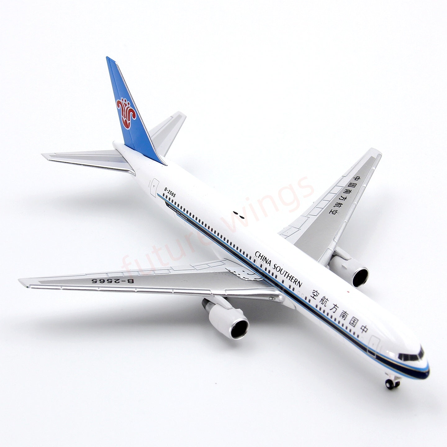 1:400 Jet Model China Southern Airlines B767-300ER B-2565 B-2566 Aircraft Model+Free Tractor