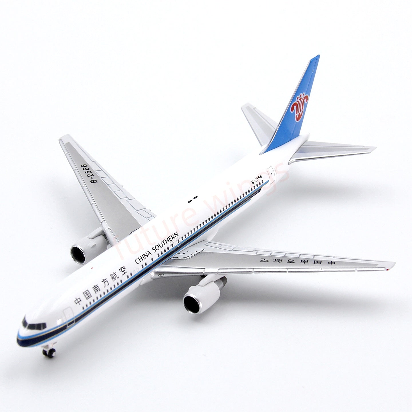 1:400 Jet Model China Southern Airlines B767-300ER B-2565 B-2566 Aircraft Model+Free Tractor