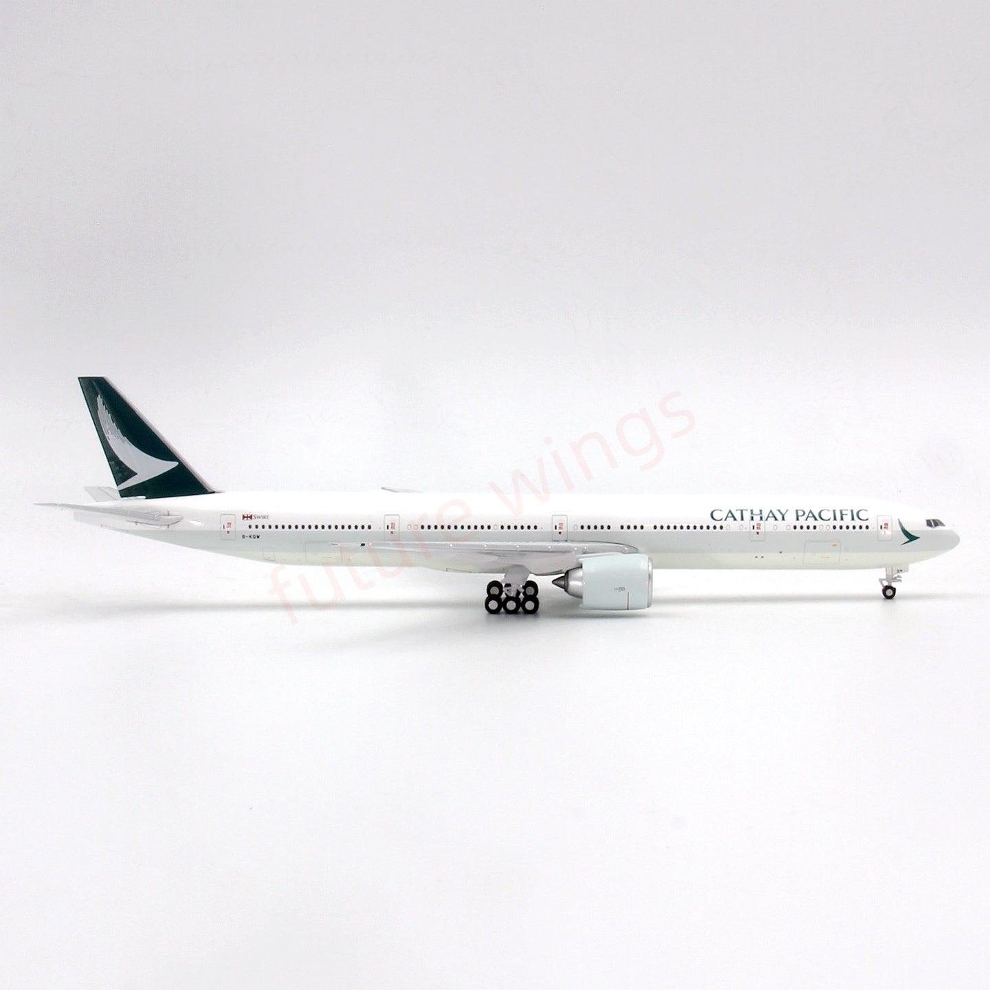 1:400 Jet Model Cathay Pacific B777-300ER B-KQW B-KQY B-KQZ Aircraft Model+Free Tractor