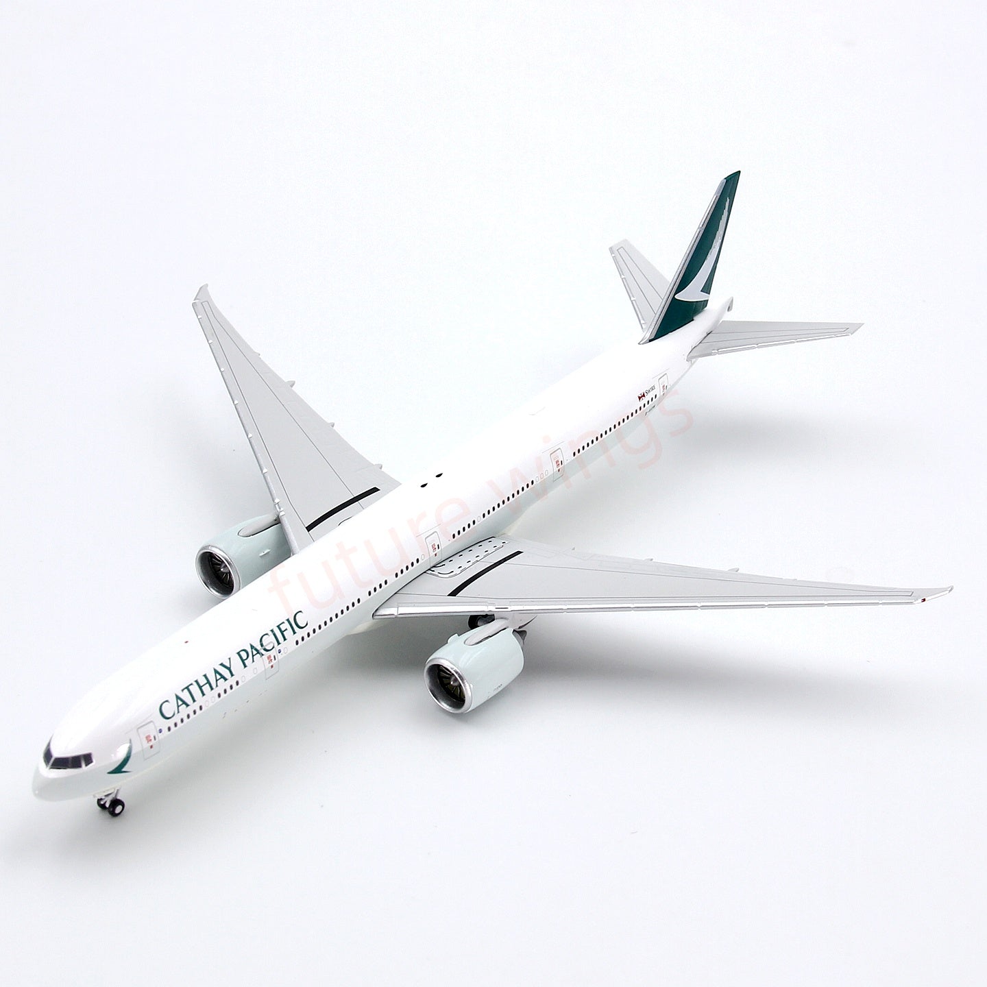 1:400 Jet Model Cathay Pacific B777-300ER B-KQW B-KQY B-KQZ Aircraft Model+Free Tractor