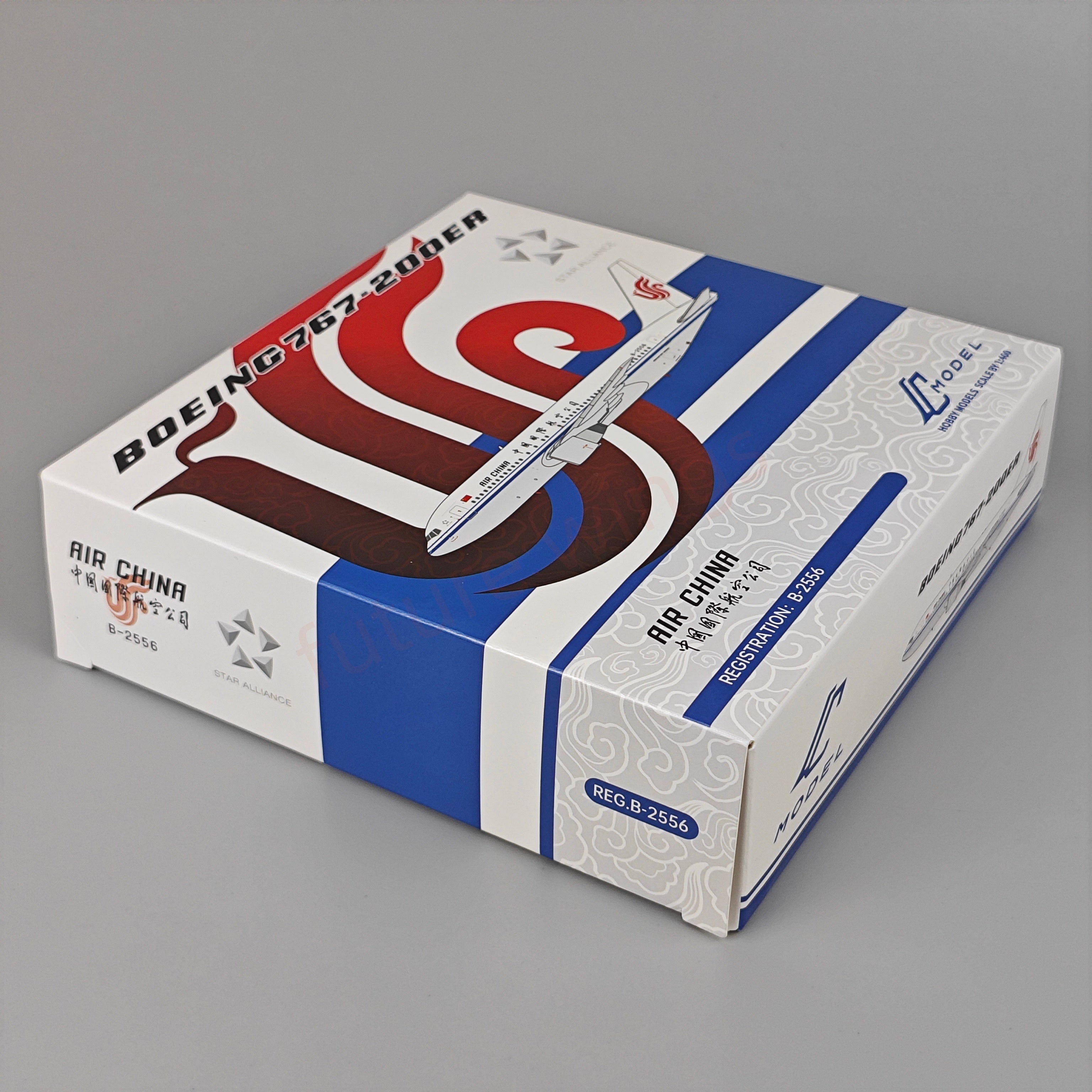 1:400 C Model Air China B767-200ER B-2556 Aircraft Model+
