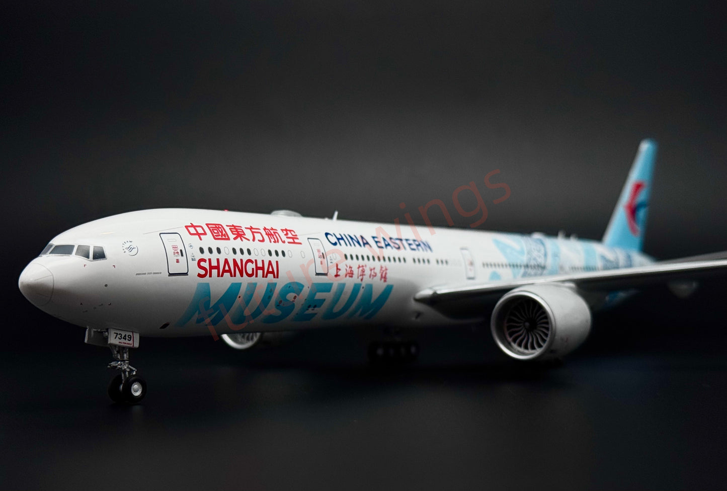 1:200 KJ Models(JC Wings) China Eastern Airlines B777-300ER B-7349 Diecast Aircraft Model