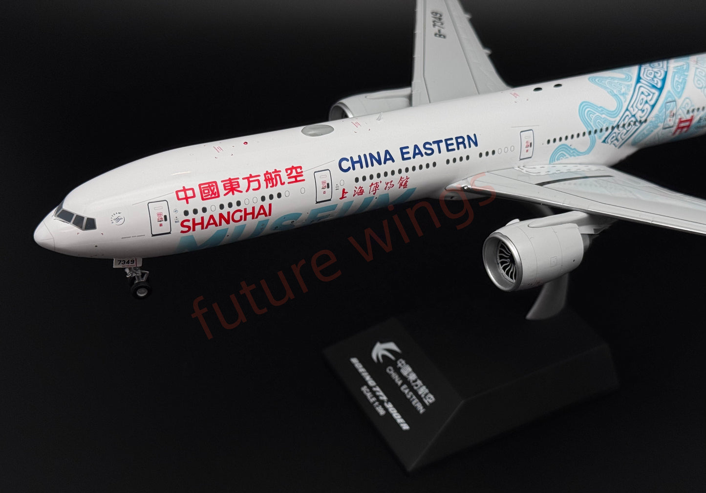 1:200 KJ Models(JC Wings) China Eastern Airlines B777-300ER B-7349 Diecast Aircraft Model