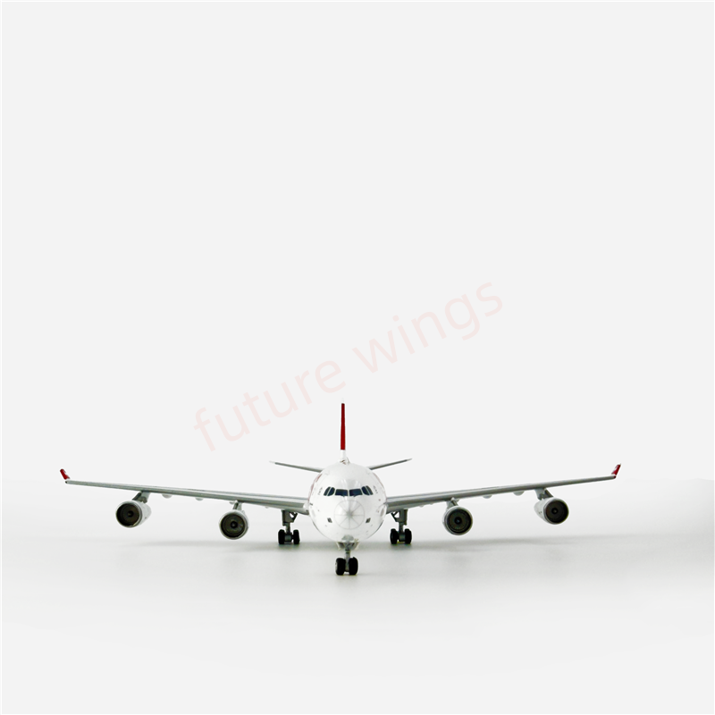 1:400 Aviation400 Swiss Air A340-300 HB-JMB Aircraft Model Free Tractor+Stand