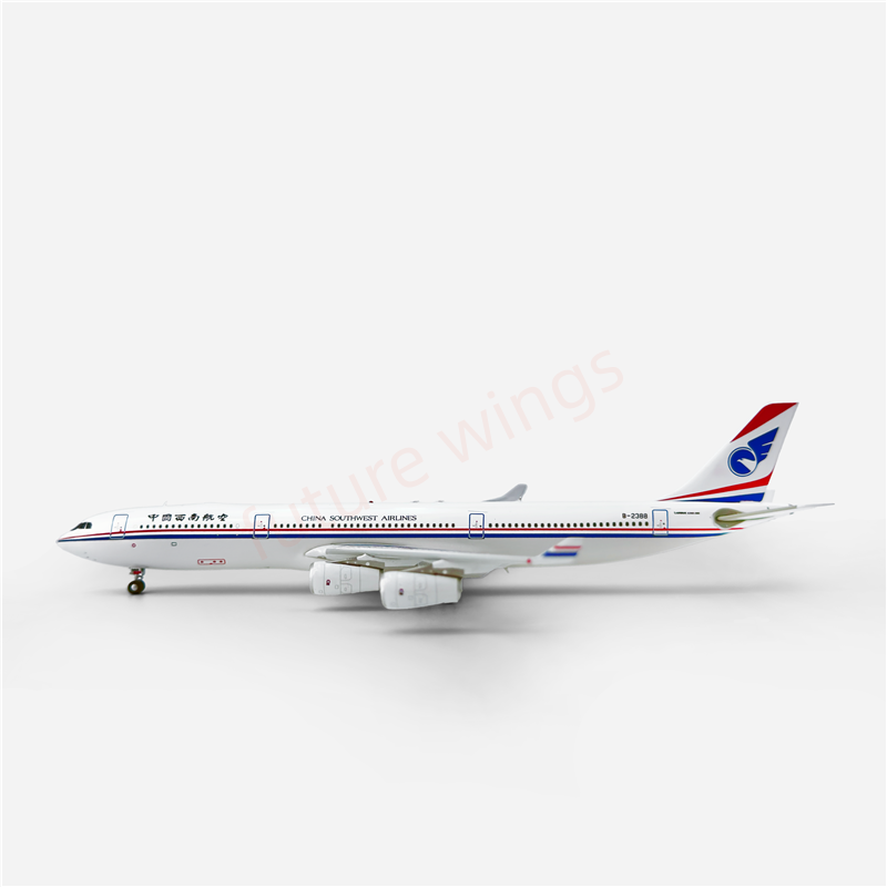 1:400 Aviation400 China Southwest Airlines A340-300 B-2388 Aircraft Model Free Tractor+Stand