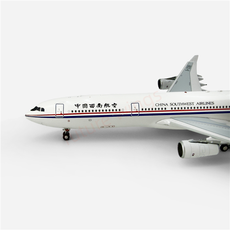 1:400 Aviation400 China Southwest Airlines A340-300 B-2388 Aircraft Model Free Tractor+Stand