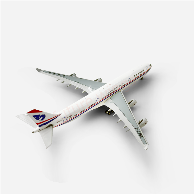 1:400 Aviation400 China Southwest Airlines A340-300 B-2388 Aircraft Model Free Tractor+Stand