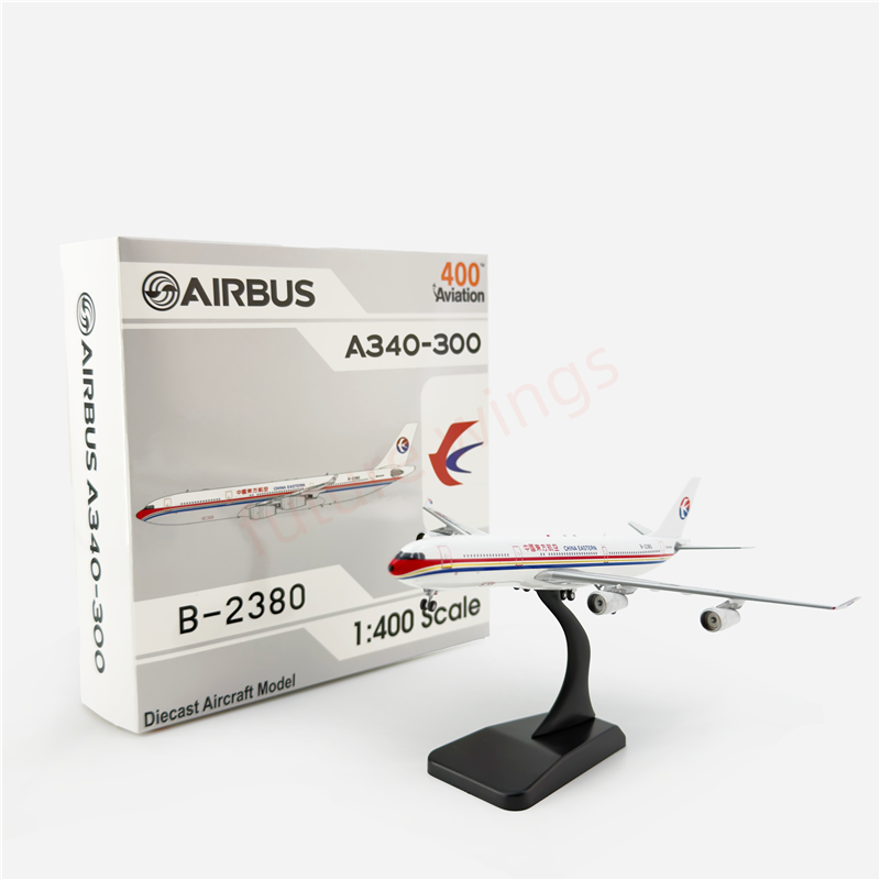 1:400 Aviation400 China Eastern Airlines A340-300 B-2380 B-2381 B-2382 B-2383 B-2384 Aircraft Model Free Tractor+Stand