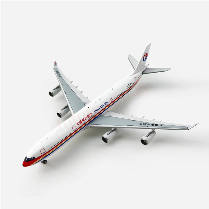 1:400 Aviation400 China Eastern Airlines A340-300 B-2380 B-2381 B-2382 B-2383 B-2384 Aircraft Model Free Tractor+Stand