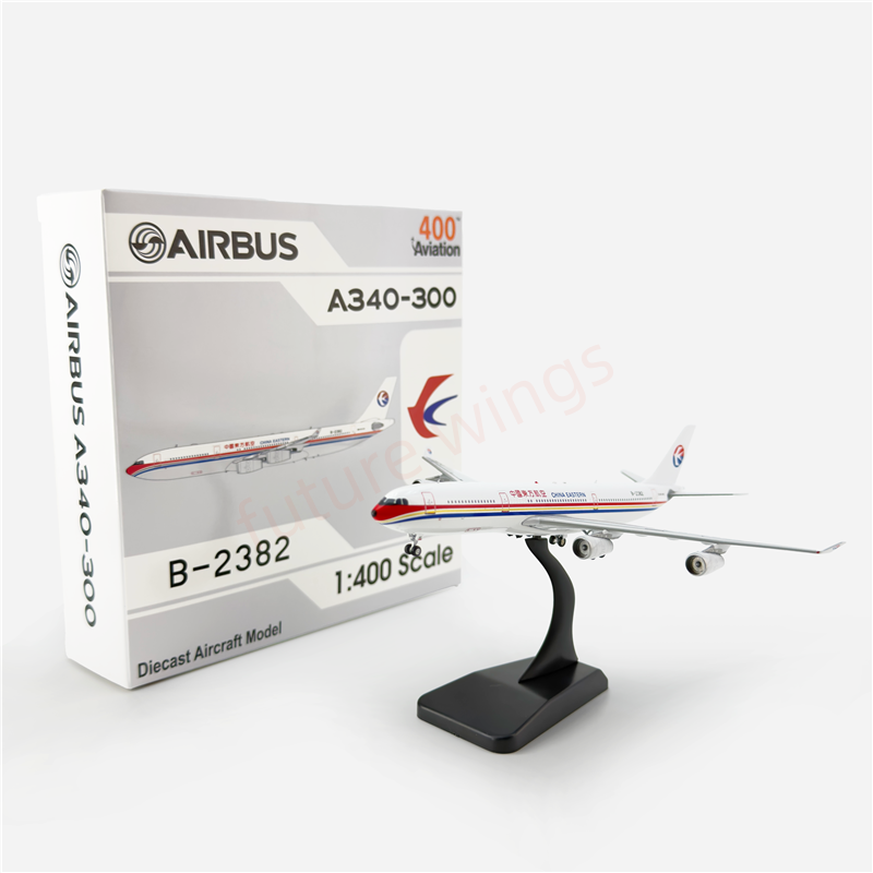 1:400 Aviation400 China Eastern Airlines A340-300 B-2380 B-2381 B-2382 B-2383 B-2384 Aircraft Model Free Tractor+Stand