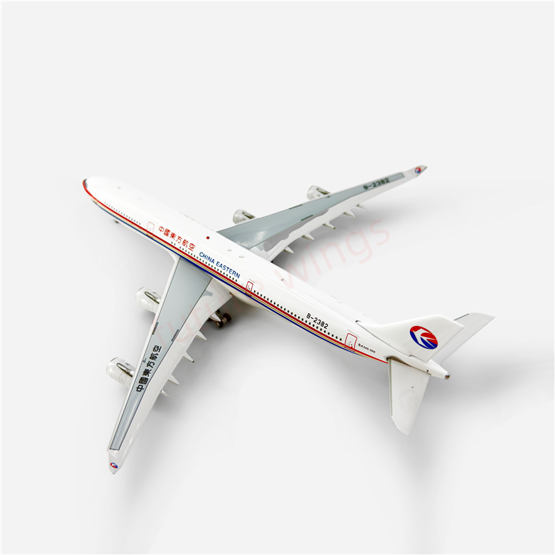 1:400 Aviation400 China Eastern Airlines A340-300 B-2380 B-2381 B-2382 B-2383 B-2384 Aircraft Model Free Tractor+Stand