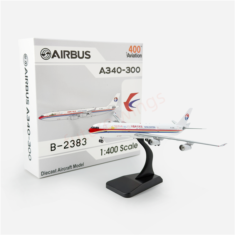 1:400 Aviation400 China Eastern Airlines A340-300 B-2380 B-2381 B-2382 B-2383 B-2384 Aircraft Model Free Tractor+Stand