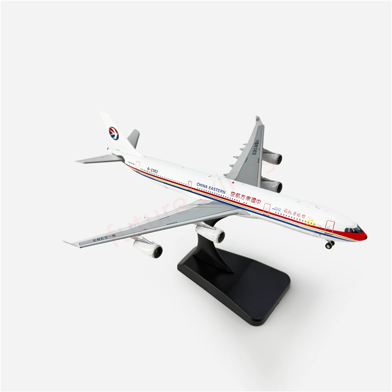 1:400 Aviation400 China Eastern Airlines A340-300 B-2380 B-2381 B-2382 B-2383 B-2384 Aircraft Model Free Tractor+Stand