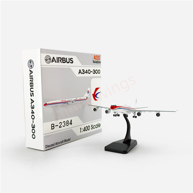 1:400 Aviation400 China Eastern Airlines A340-300 B-2380 B-2381 B-2382 B-2383 B-2384 Aircraft Model Free Tractor+Stand