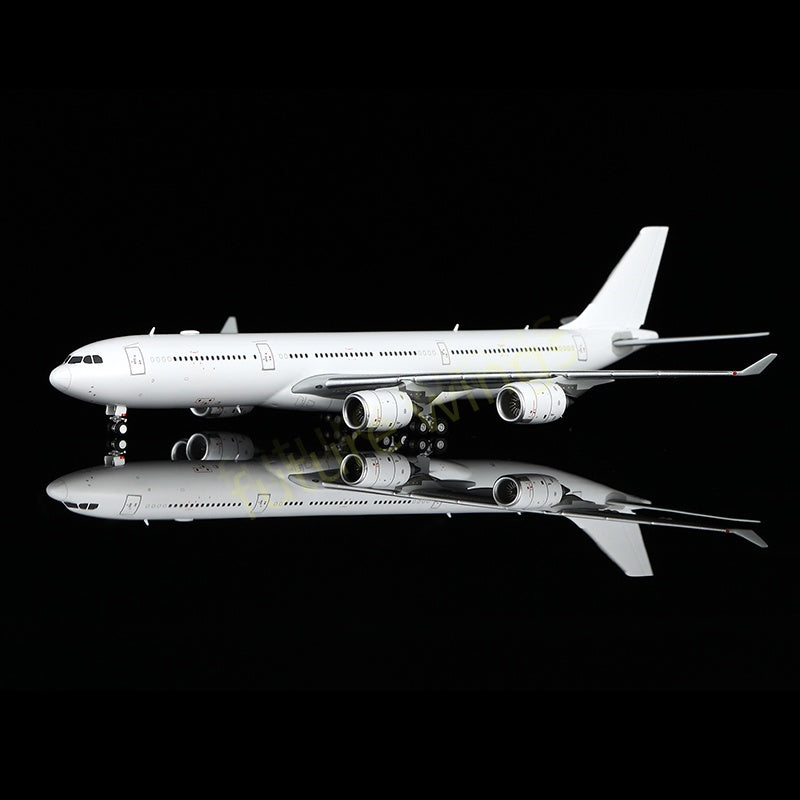 1:400 HX Models Airbus A340-500 Blank Aircraft Model+Free Tractor