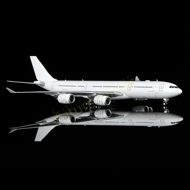 1:400 HX Models Airbus A340-500 Blank Aircraft Model+Free Tractor