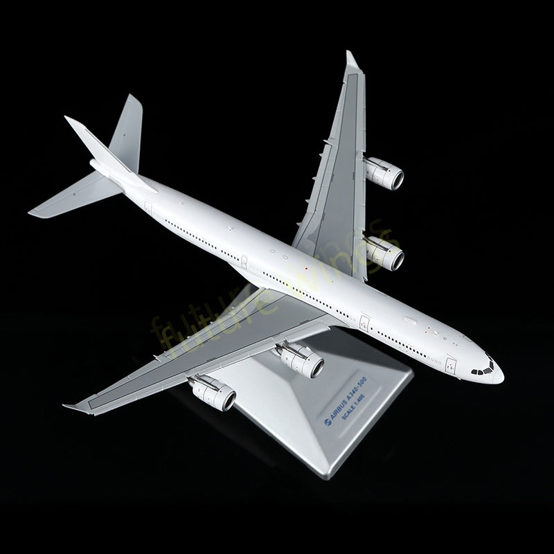 1:400 HX Models Airbus A340-500 Blank Aircraft Model+Free Tractor