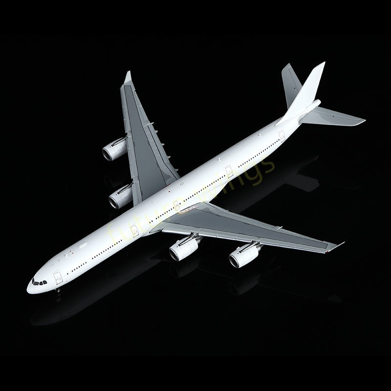 1:400 HX Models Airbus A340-600 Blank Aircraft Model+Free Tractor