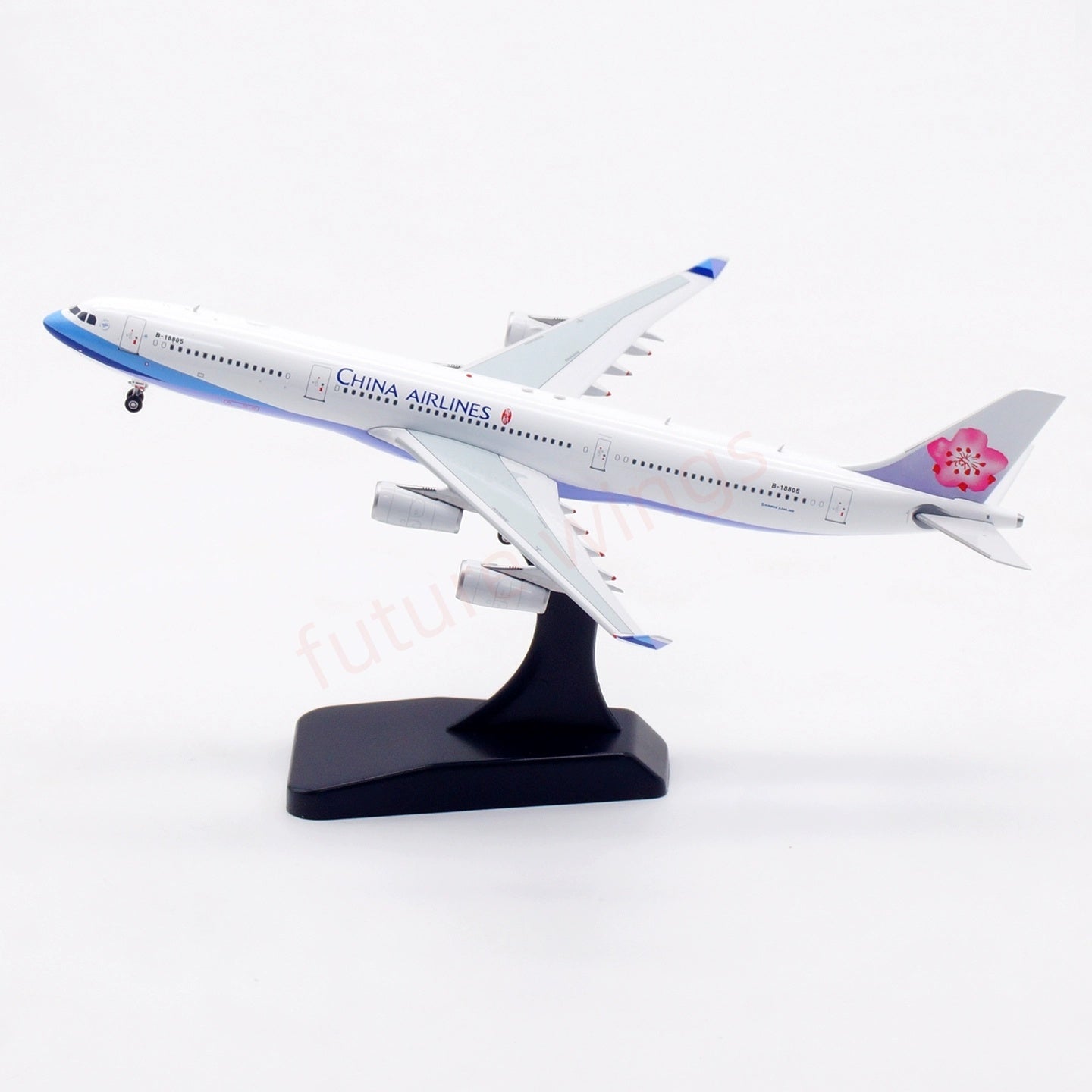 1:400 Aviation400 China Airlines A340-300 B-18805 Aircraft Model Free Tractor+Stand