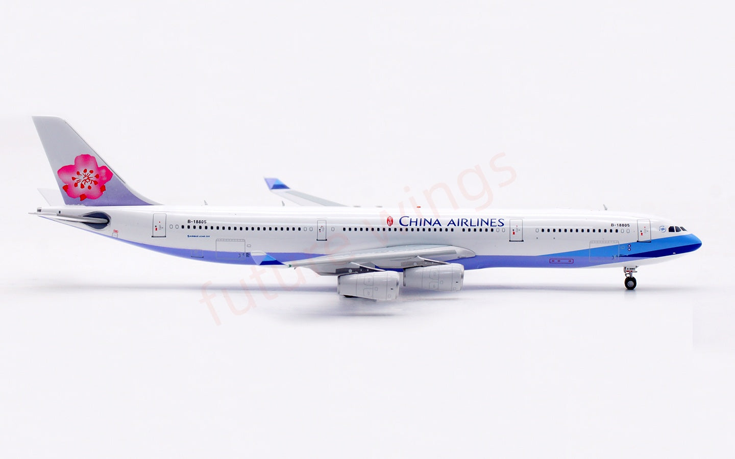 1:400 Aviation400 China Airlines A340-300 B-18805 Aircraft Model Free Tractor+Stand