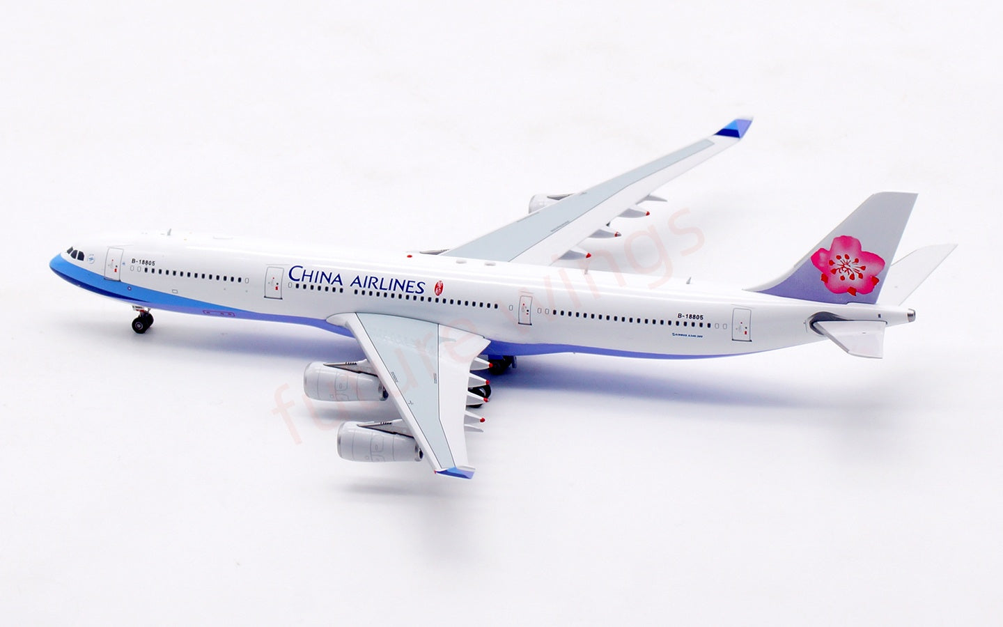 1:400 Aviation400 China Airlines A340-300 B-18805 Aircraft Model Free Tractor+Stand