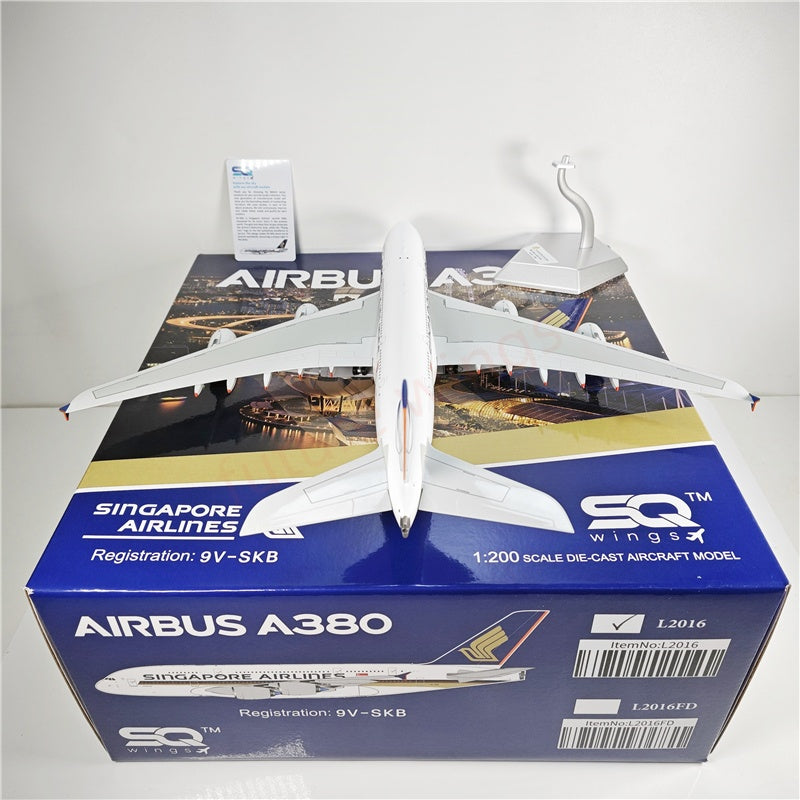 1:200 SQ Wings Singapore Airlines A380 9V-SKB 9V-SKV Diecast Aircraft Model
