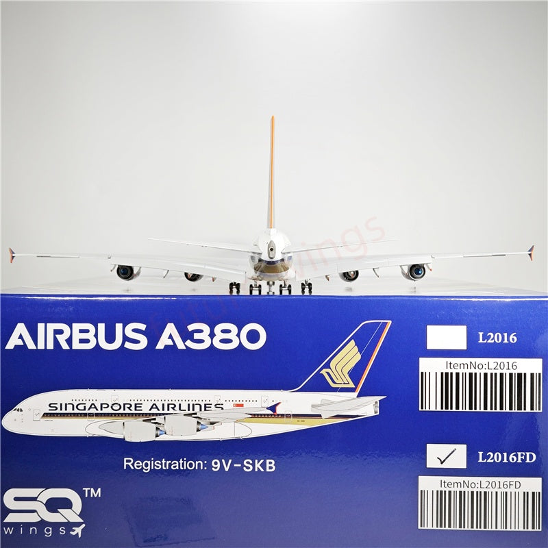 1:200 SQ Wings Singapore Airlines A380 9V-SKB 9V-SKV Diecast Aircraft Model