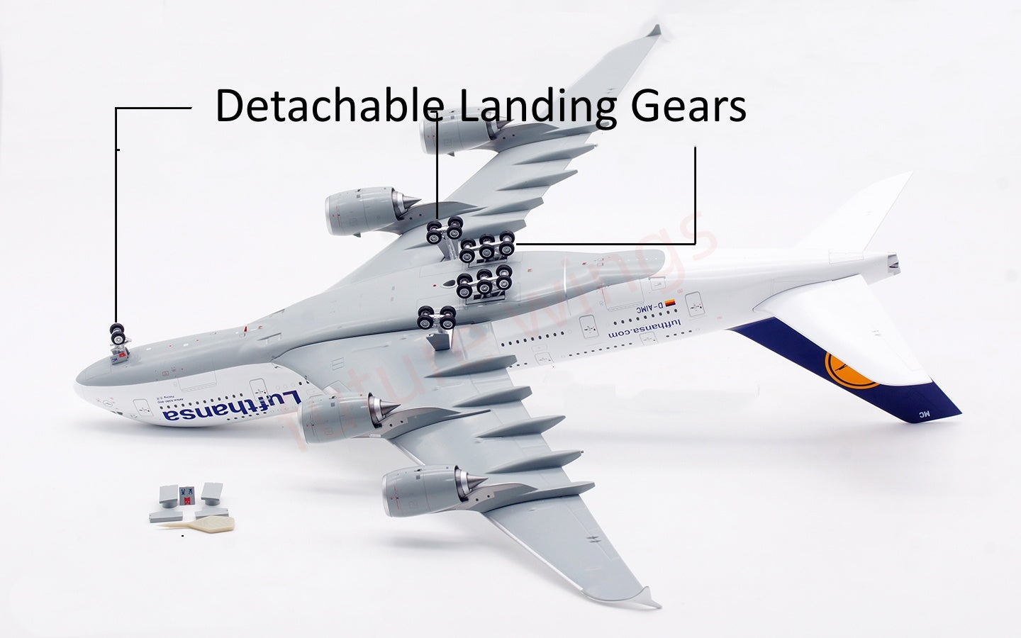 1:200 SQ Wings Lufthansa Airlines A380 D-AIMH/D-AIMI/D-AIMC/D-AIMA Diecast Aircraft Model