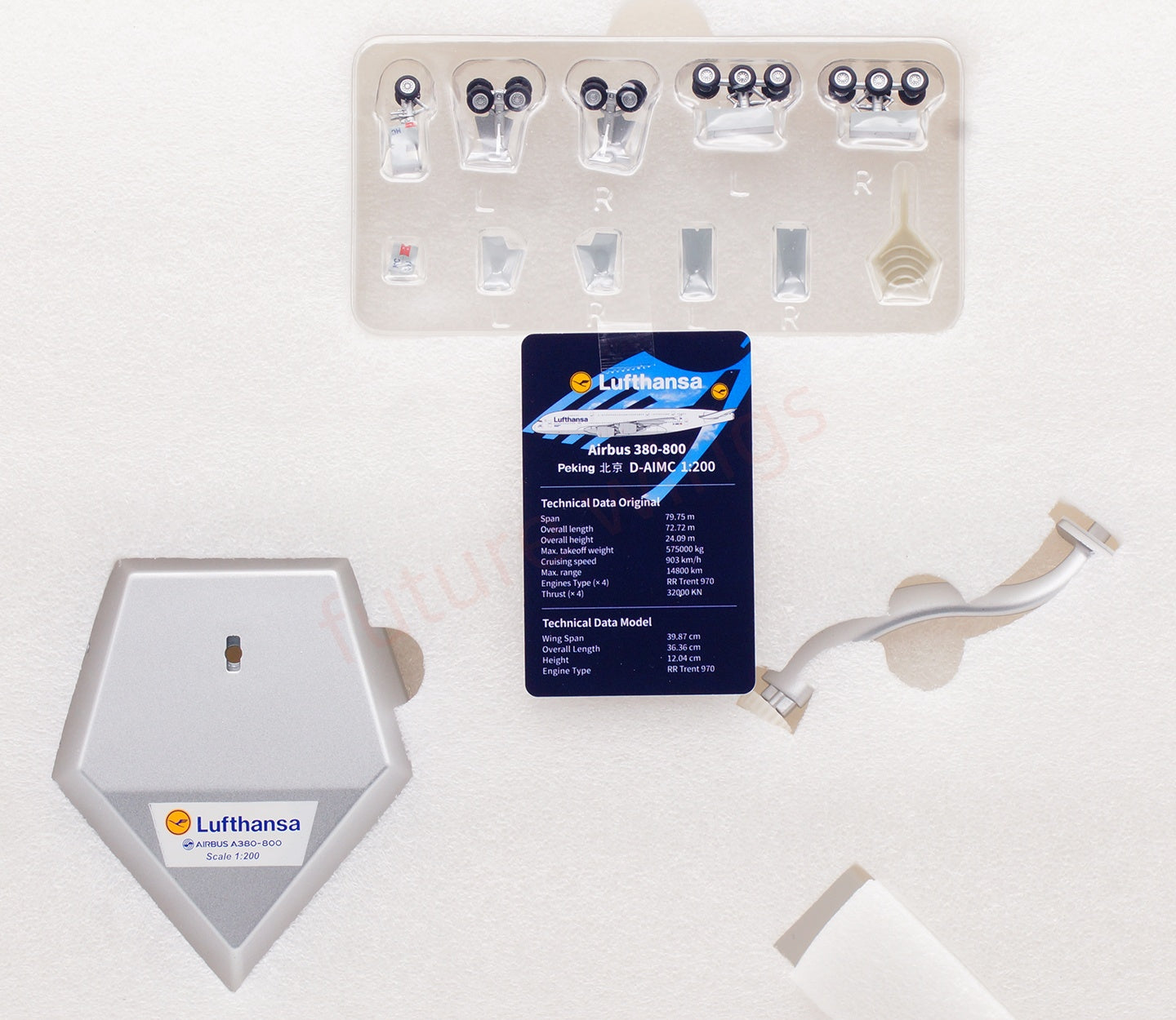 1:200 SQ Wings Lufthansa Airlines A380 D-AIMH/D-AIMI/D-AIMC/D-AIMA Diecast Aircraft Model