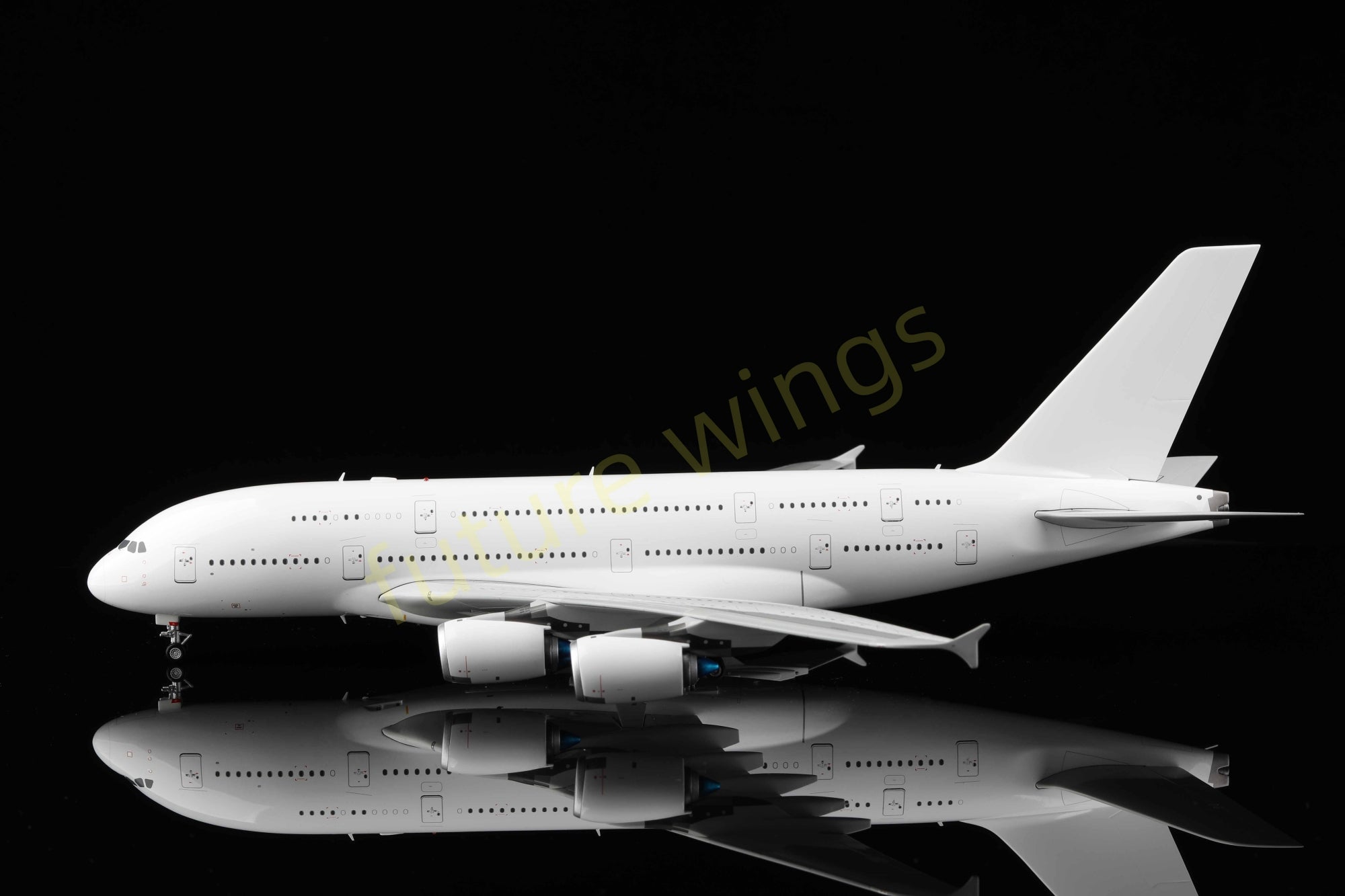 Airbus A380 モデル 1/200 1:200 SQ Wings Airbus A380 Blank Diecast Aircraft Model