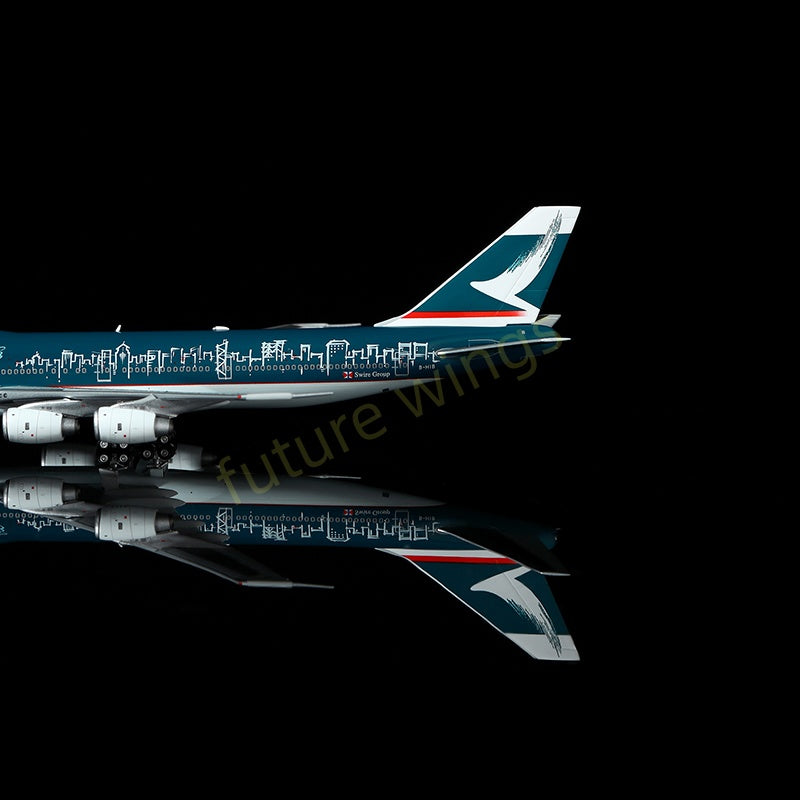 1:400 YY Wings Cathay Pacific B747-200 B-HIB Aircraft Model Free