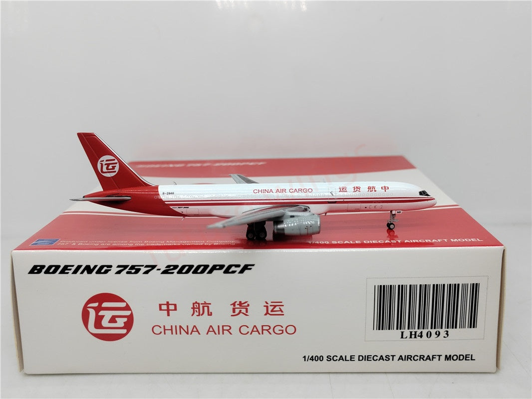 1:400 JC Wings LH4093 Air China Cargo B757-200 B-2848 Aircraft Model+Free Tractor