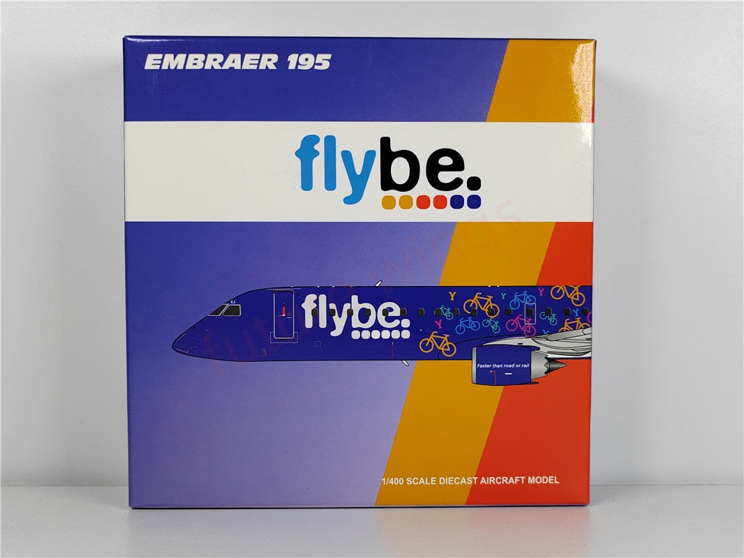 1:400 JC Wings W400-0002 flybe ERJ-190 G-FBEJ Aircraft Model+Free Tractor