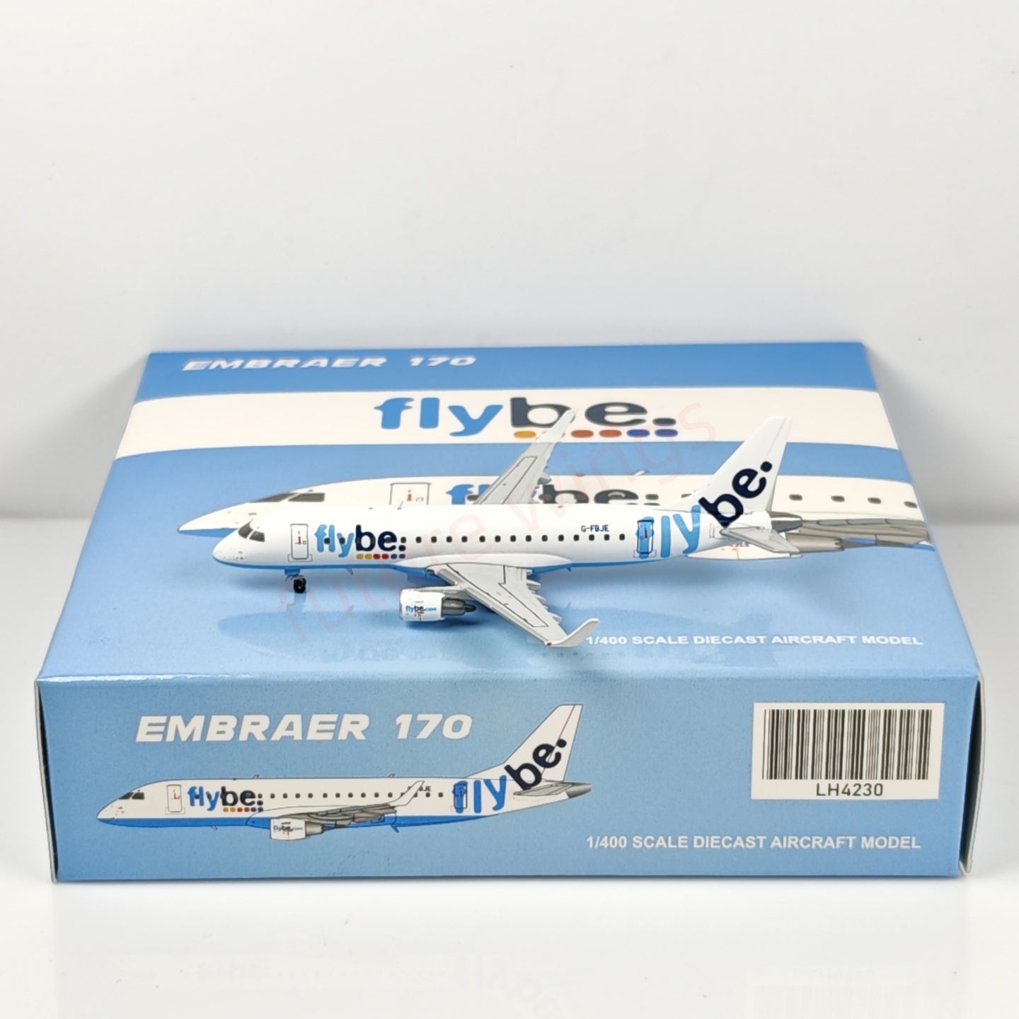 1:400 JC Wings LH4230 Flybe ERJ-170-200STD G-FBJE Aircraft Model+Free Tractor