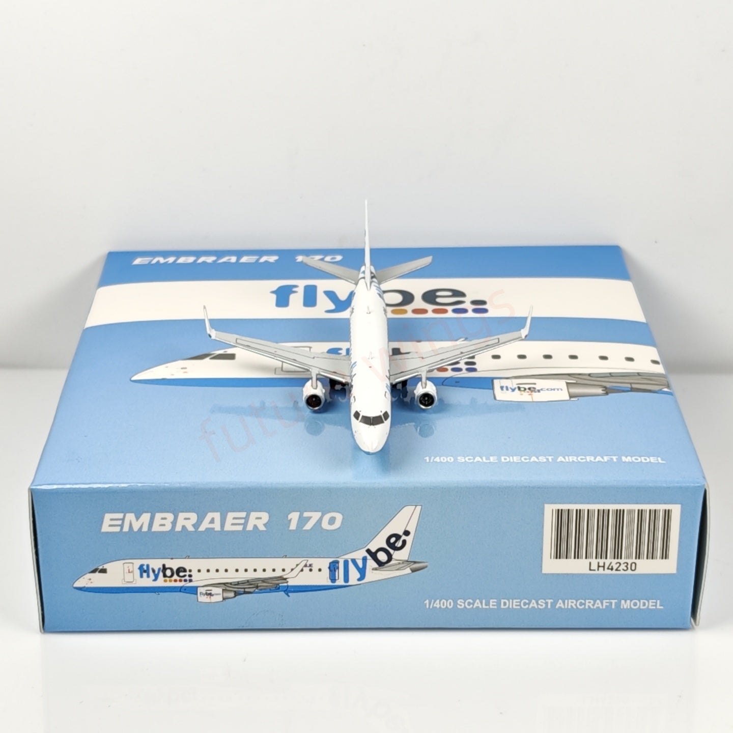 1:400 JC Wings LH4230 Flybe ERJ-170-200STD G-FBJE Aircraft Model+Free Tractor