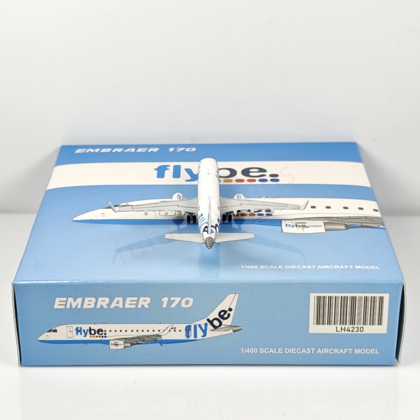 1:400 JC Wings LH4230 Flybe ERJ-170-200STD G-FBJE Aircraft Model+Free Tractor