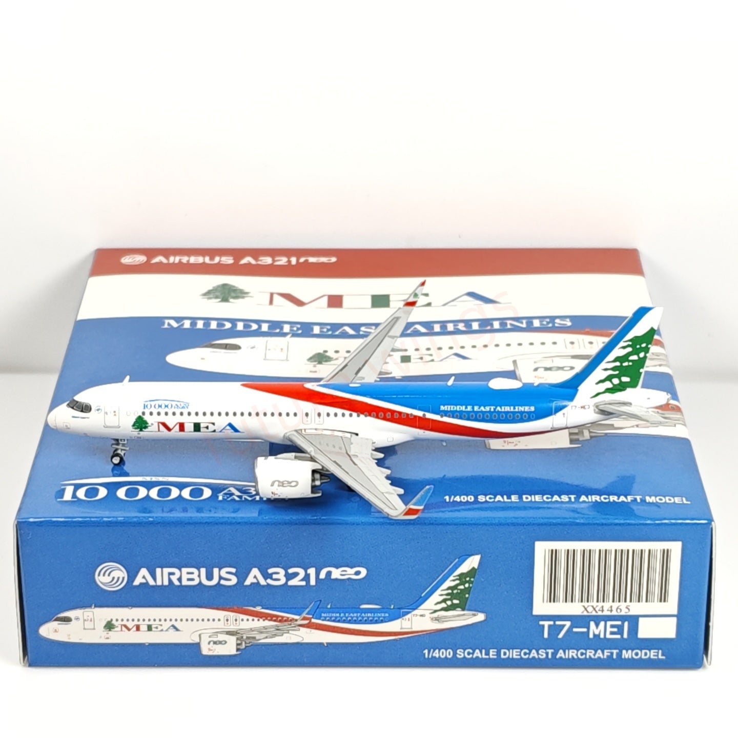 1:400 JC Wings XX4477 MEA A321neo T7-ME3 Aircraft Model+Free Tractor