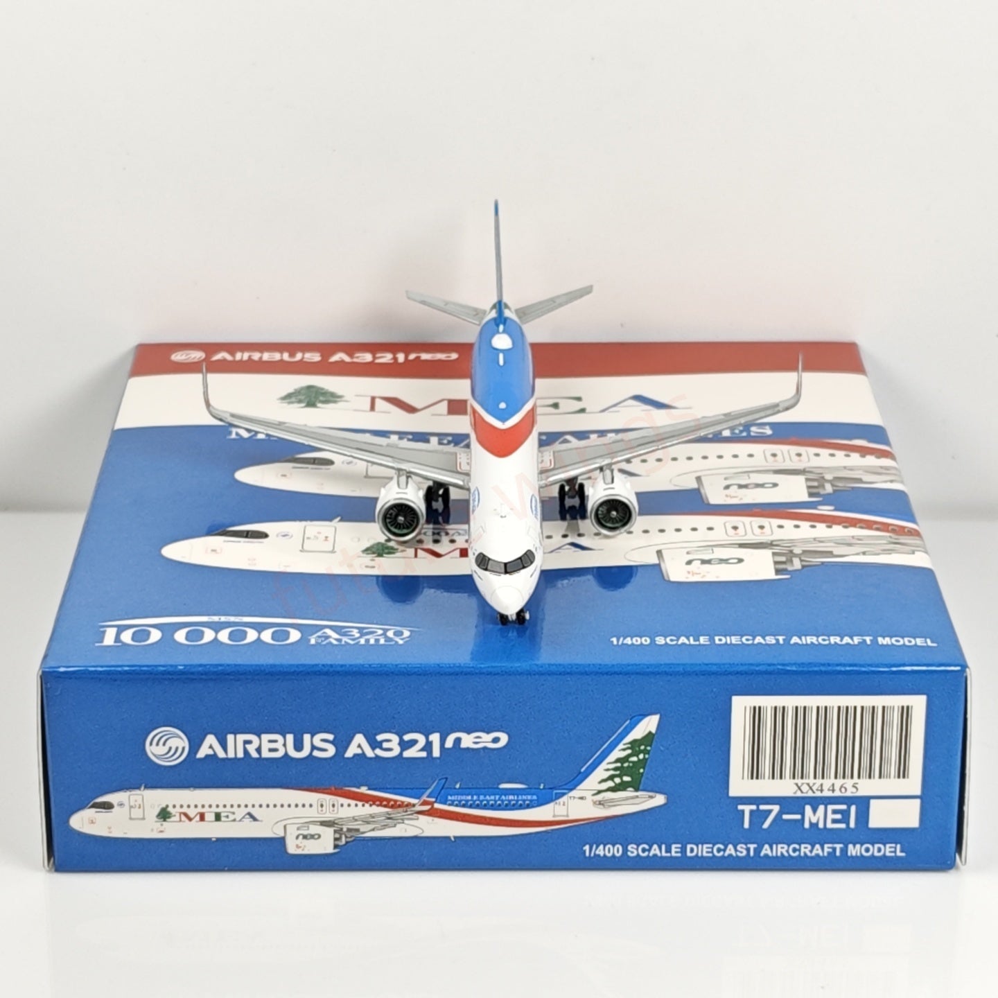 1:400 JC Wings XX4477 MEA A321neo T7-ME3 Aircraft Model+Free Tractor