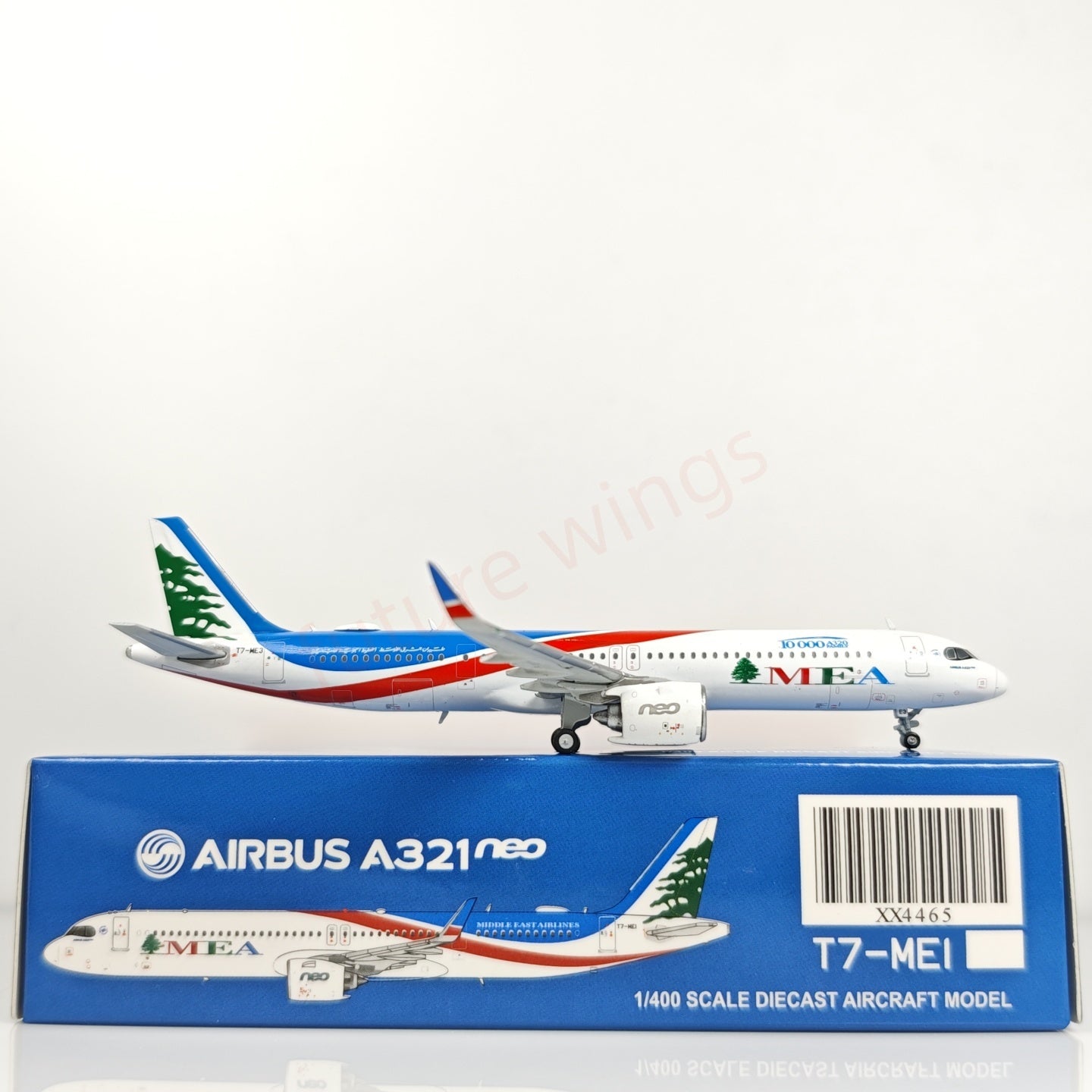 1:400 JC Wings XX4477 MEA A321neo T7-ME3 Aircraft Model+Free Tractor