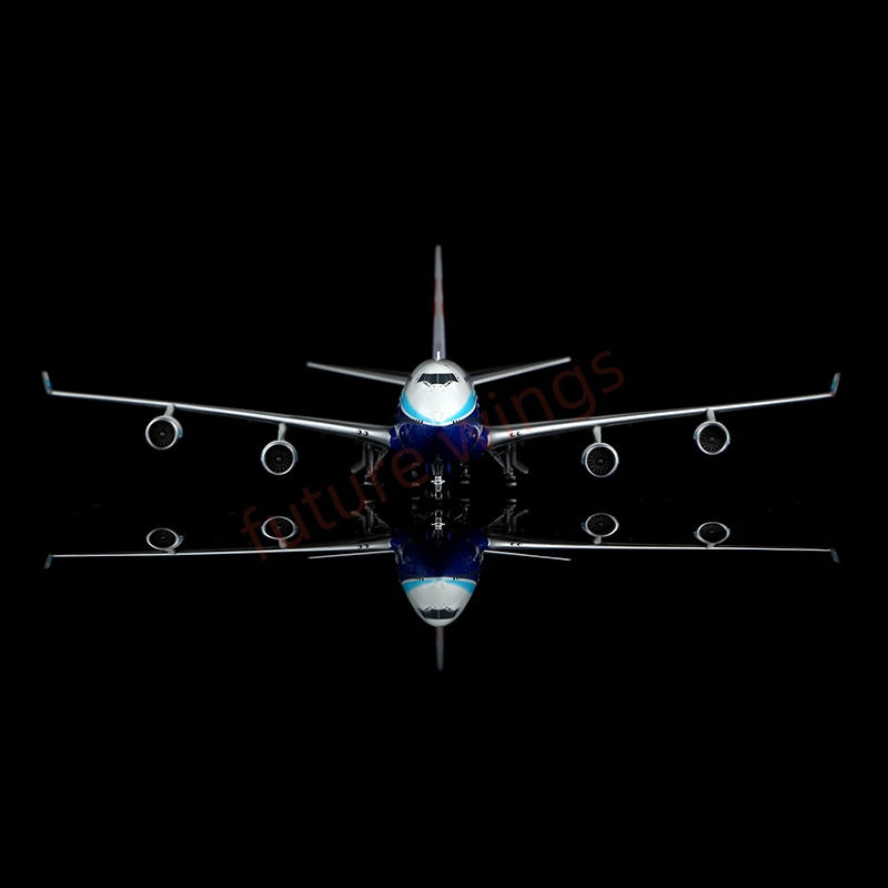 1:400 HX Models China Airlines B747-400 B-18210 Aircraft Model Free Tractor +Stand