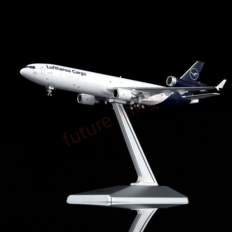 1:400 YY Wings Lufthansa Cargo MD-11 D-ALCD Aircraft Model+Free Tractor