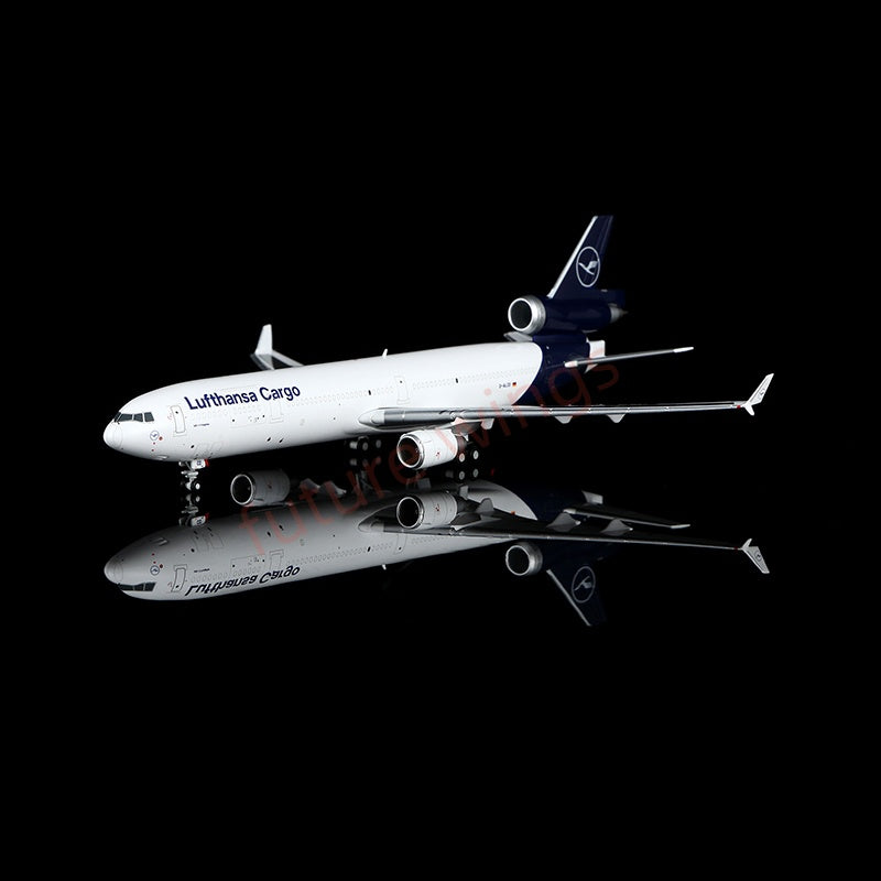 1:400 YY Wings Lufthansa Cargo MD-11 D-ALCD Aircraft Model+Free Tractor