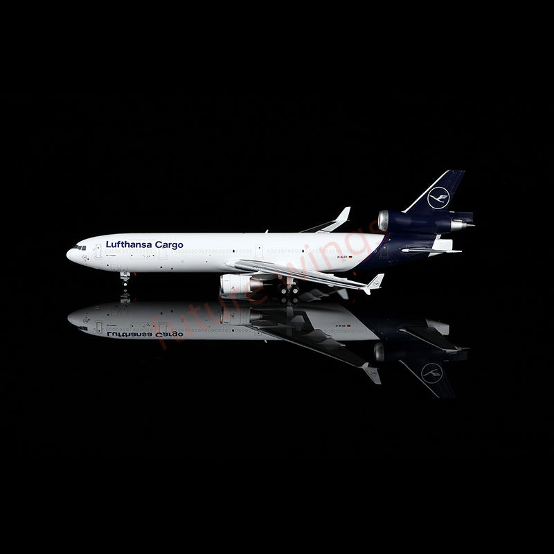 1:400 YY Wings Lufthansa Cargo MD-11 D-ALCD Aircraft Model+Free Tractor