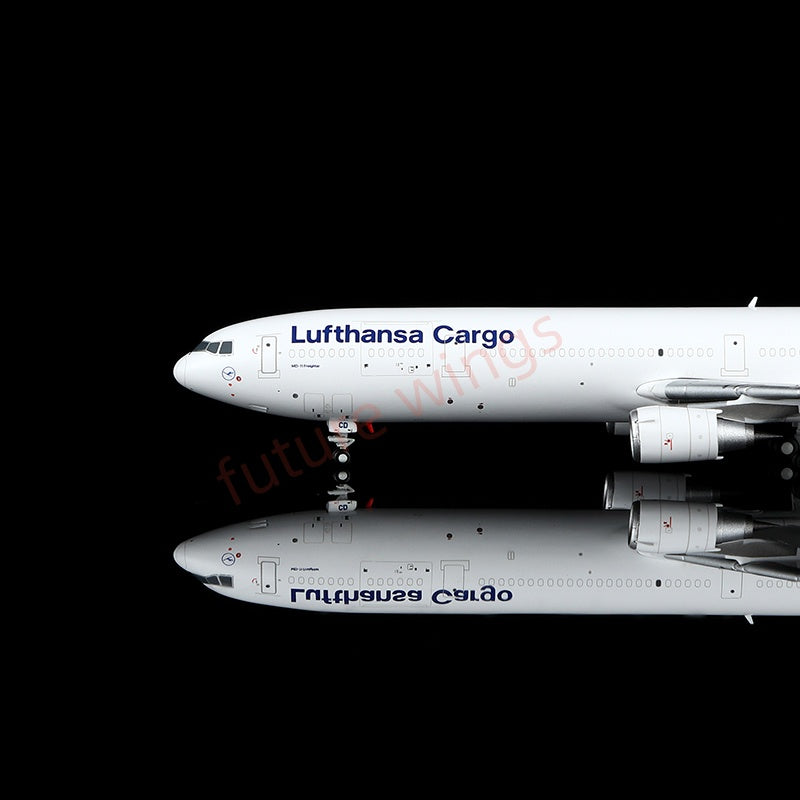 1:400 YY Wings Lufthansa Cargo MD-11 D-ALCD Aircraft Model+Free Tractor