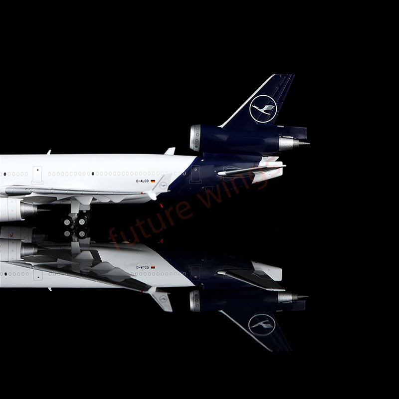 1:400 YY Wings Lufthansa Cargo MD-11 D-ALCD Aircraft Model+Free Tractor