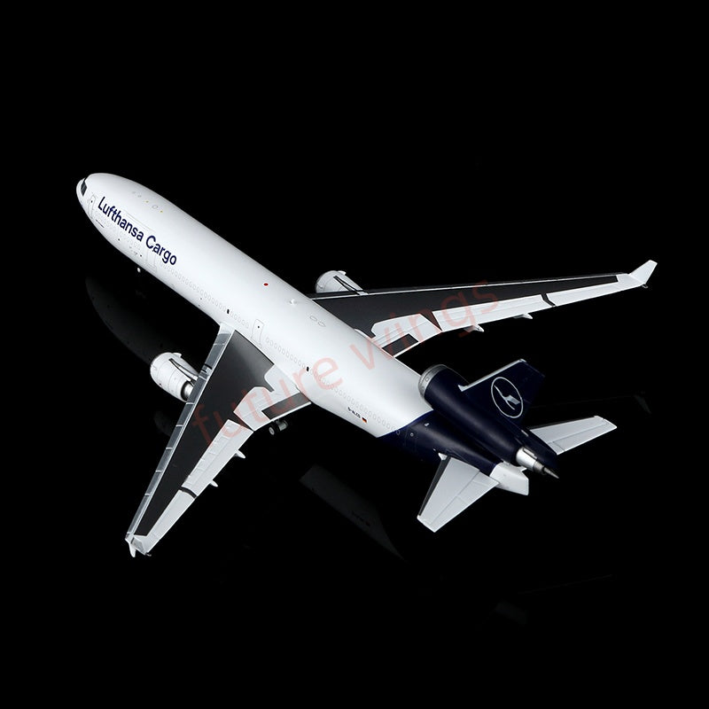 1:400 YY Wings Lufthansa Cargo MD-11 D-ALCD Aircraft Model+Free Tractor