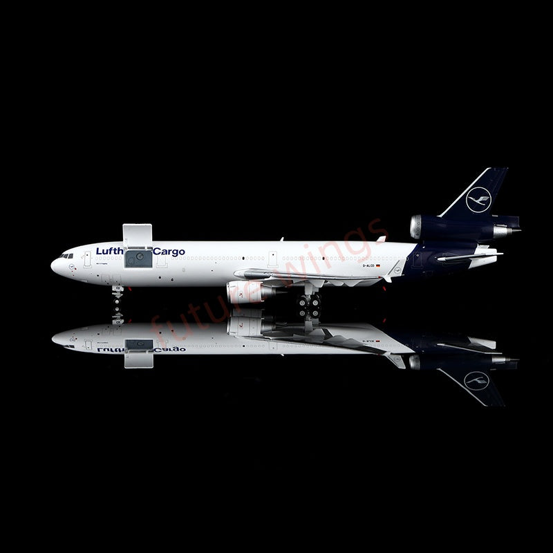 1:400 YY Wings Lufthansa Cargo MD-11 D-ALCD Aircraft Model+Free Tractor