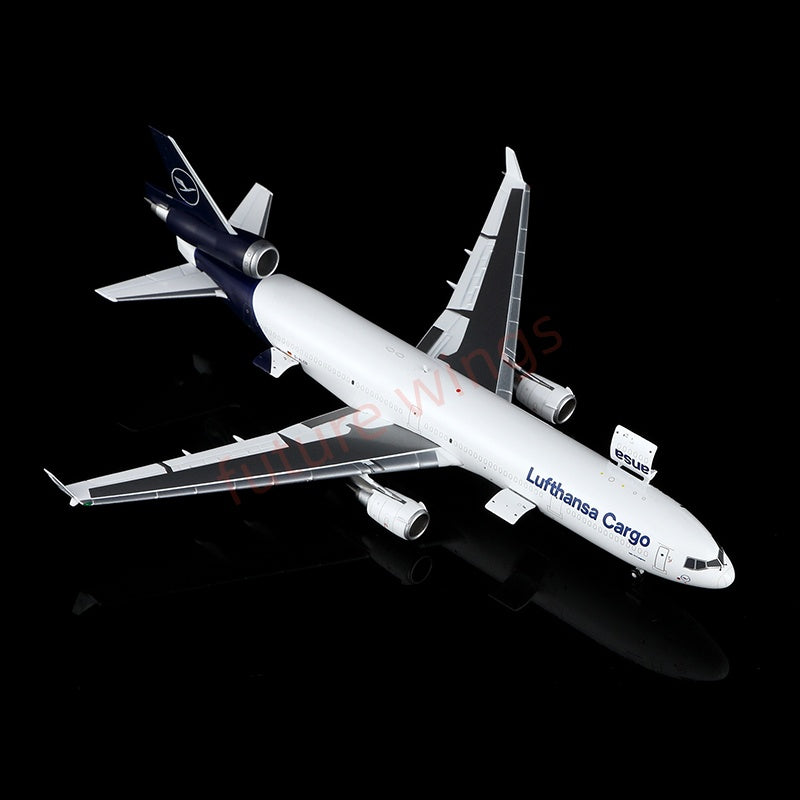 1:400 YY Wings Lufthansa Cargo MD-11 D-ALCD Aircraft Model+Free Tractor